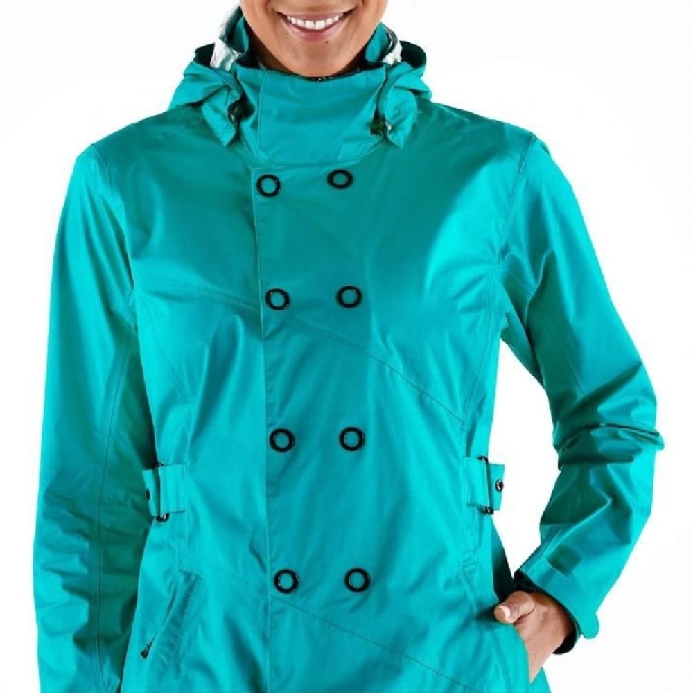 REI Kyoto trench rain jacket